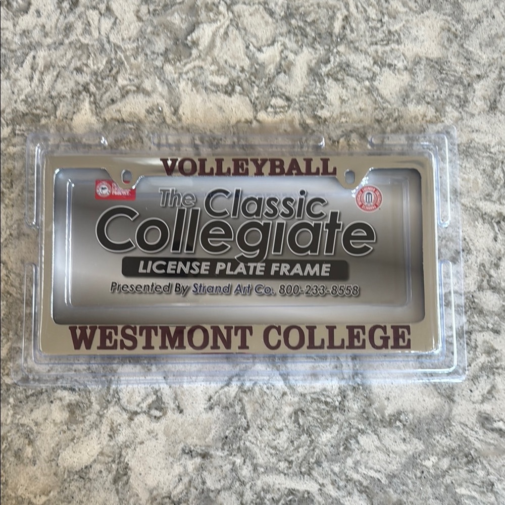 Westmont College Volleyball License Plate Frame